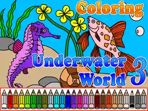 Spil Сoloring Underwater World 3 online