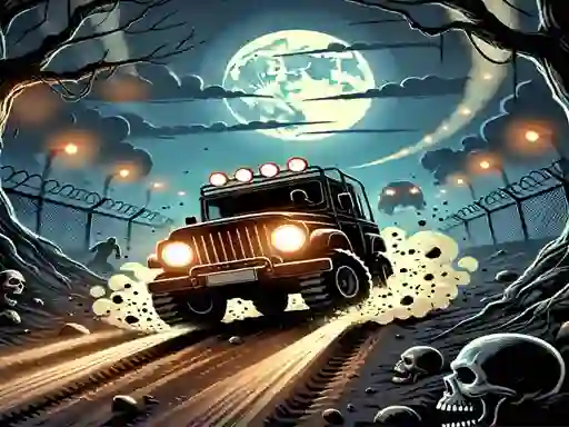 Spil Racing Car Destroying Zombie online