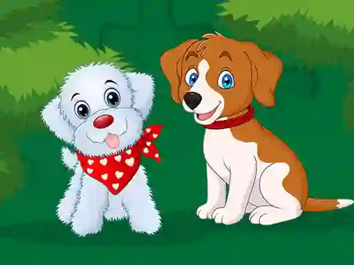 Spil Cute Puppies Jigsaw online