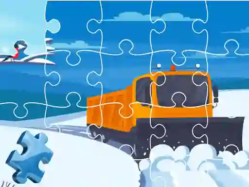 Spil Winter Trucks Jigsaw online