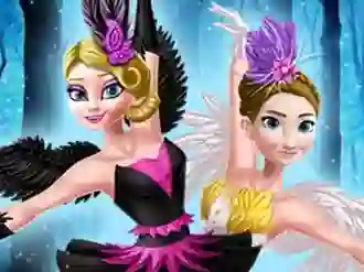 Spil Ellie and Annie Black Swan and White Swan online