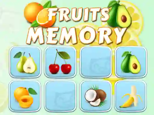 Spil Fruits Memory online