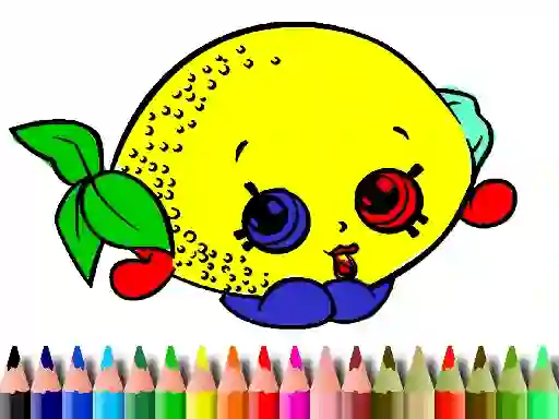 Spil Back To School: Fruits Coloring Book online
