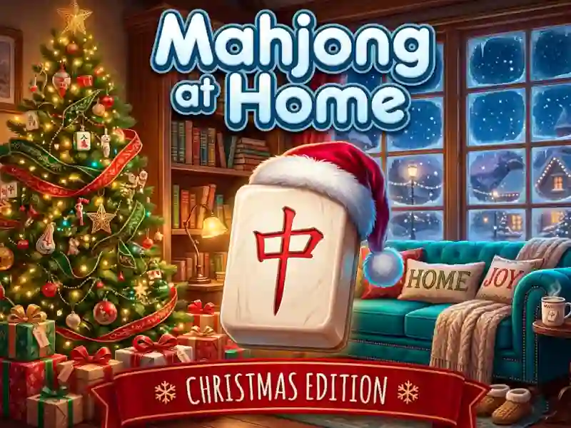 Spil Mahjong At Home Xmas Edition online