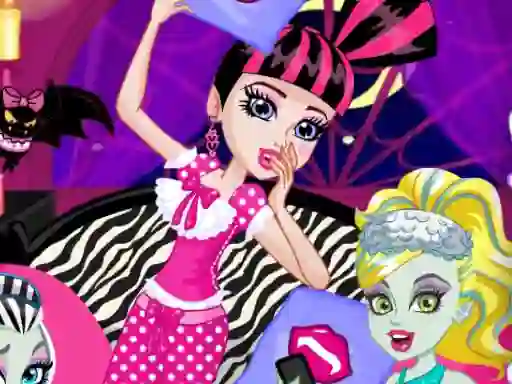 Spil Monster Slumber Party Funny Faces online