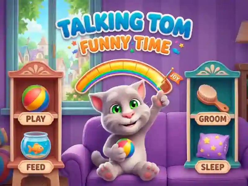 Spil Talking Tom Funny Time online