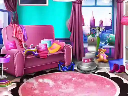 Spil Girly House Cleaning online