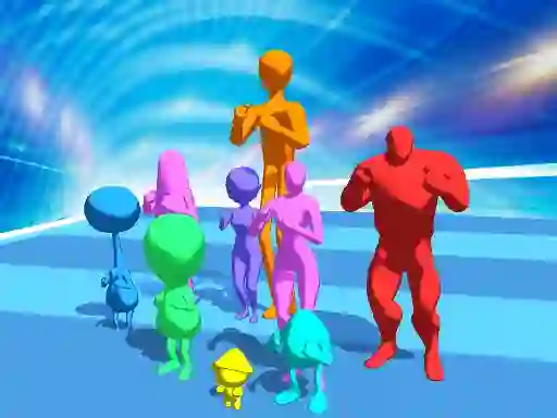 Spil Stickman Crowd Fight online