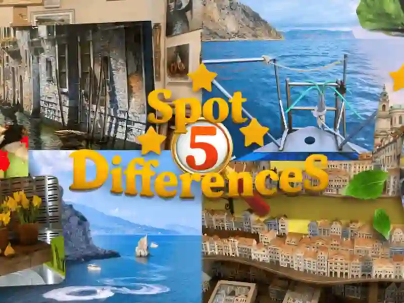 Spil Spot 5 Differences Camping online