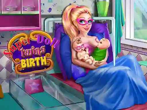 Spil Super Doll Twins Birth online