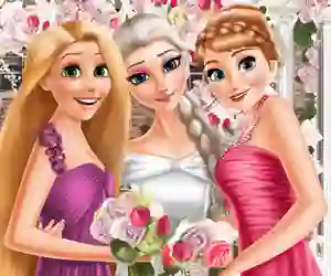 Spil Eliza and princesses wedding online