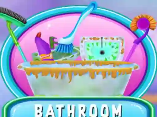 Spil Bathroom Clean Up online