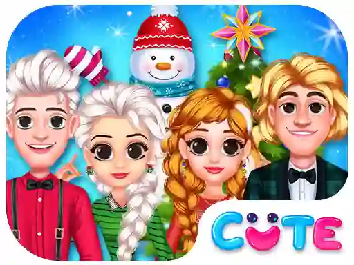 Spil Frozen Princess Christmas Celebration online