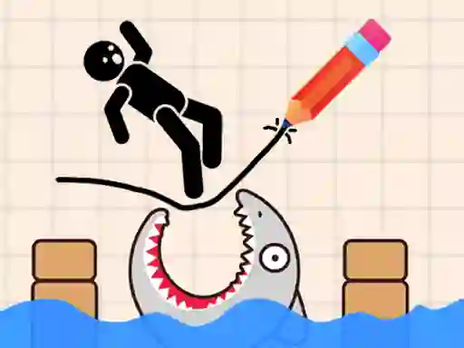 Spil Draw and Save Stickman online