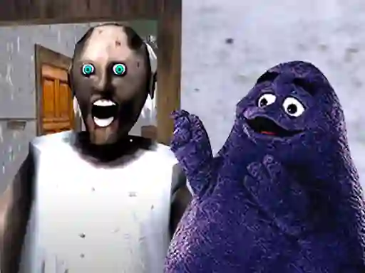 Spil When Granny Met Grimace Shake online