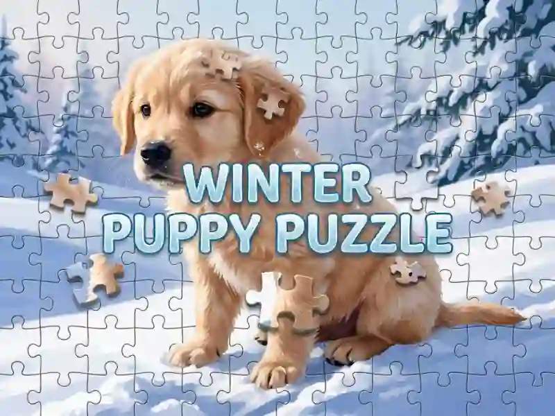 Spil Winter Pets Puzzle online