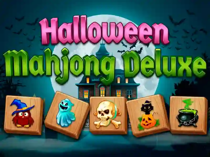 Spil Halloween Mahjong Deluxe online