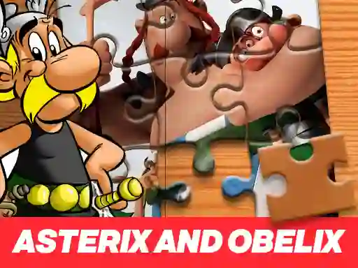 Spil Asterix and Obelix Jigsaw Puzzle online