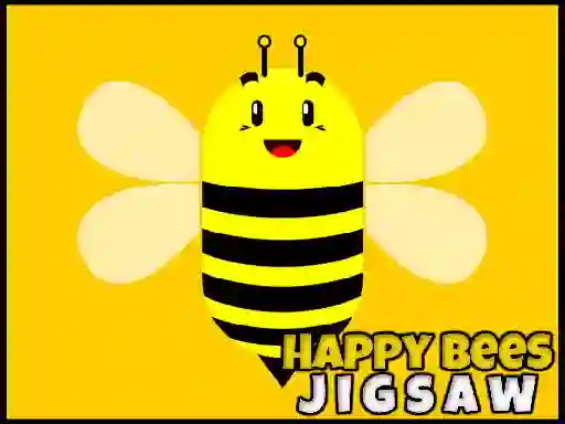 Spil Happy Bees Jigsaw online