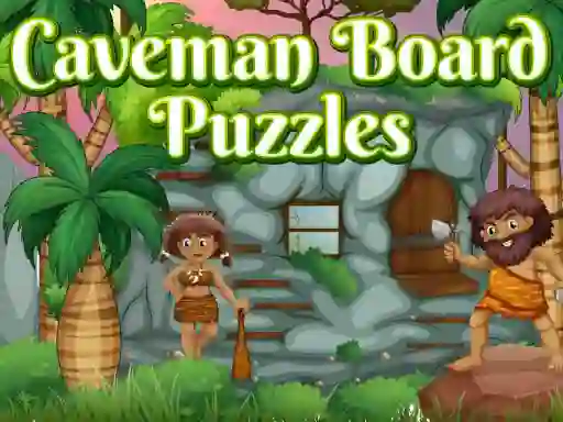 Spil Caveman Board Puzzles online