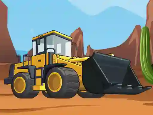 Spil Bulldozer Jigsaw online