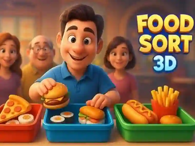 Spil Food Sort 3D online