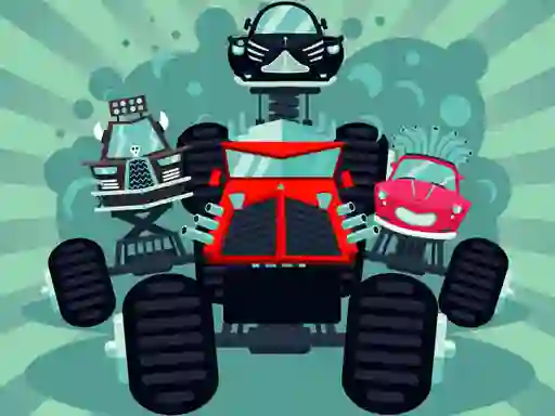 Spil Crazy Monster Trucks Memory online