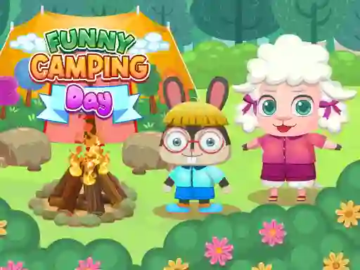 Spil Funny Camping Day online