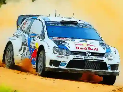 Spil Rally Car Driving Jigsaw online