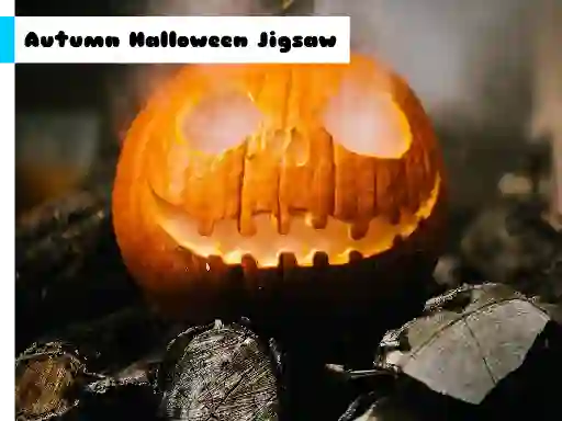 Spil Autumn Halloween Jigsaw online