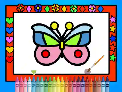 Spil Color and Decorate Butterflies online