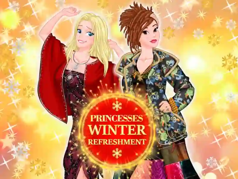 Spil Princesses winter refreshment online