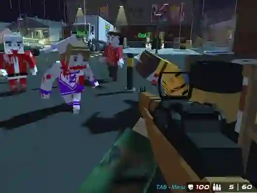 Spil GunGame 24 Pixel online