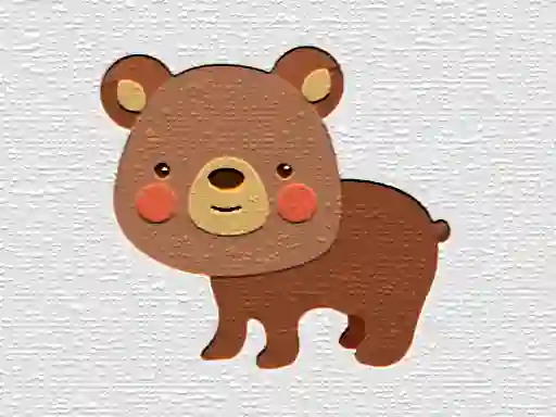 Spil Cartoon Bear Puzzle online