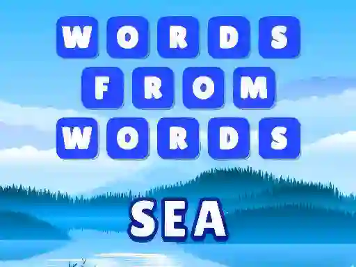 Spil Words from words: Sea online