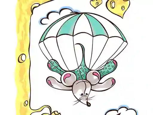 Spil Cute Animals Sky Fall online