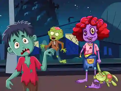 Spil Zombie Fun Jigsaw online