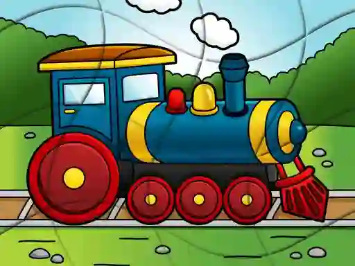 Spil Transport Wavy Jigsaw online