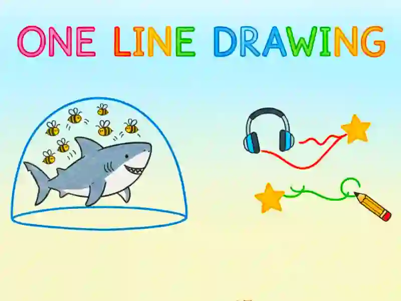 Spil One Line Drawing online