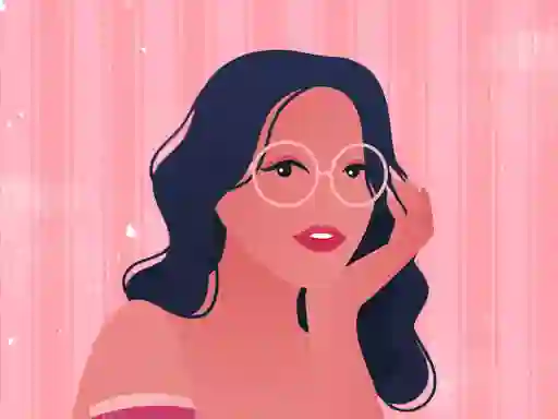 Spil Curly Haired Jigsaw online
