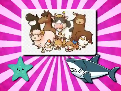 Spil Animal Puzzle online