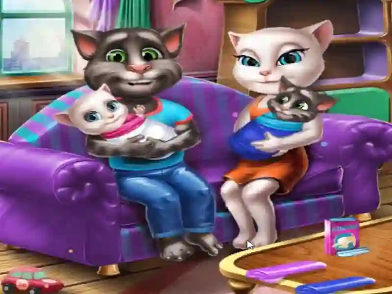 Spil Angela Twins Family Day online