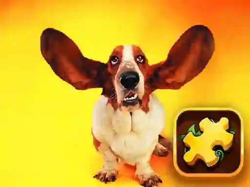 Spil Funny Dogs Puzzle online