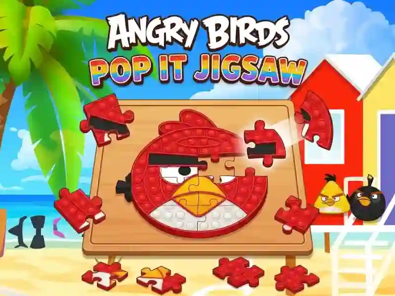 Spil Angry Birds Pop It Jigsaw online