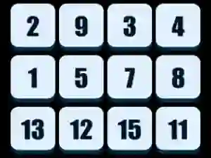 Spil Numbers Sliding Puzzle online