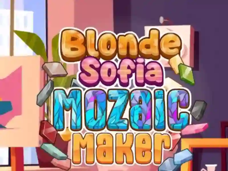 Spil Blonde Sofia: Mozaic Maker online