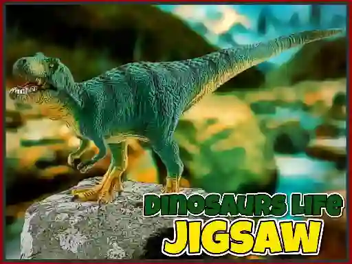 Spil Dinosaurs Life Jigsaw online