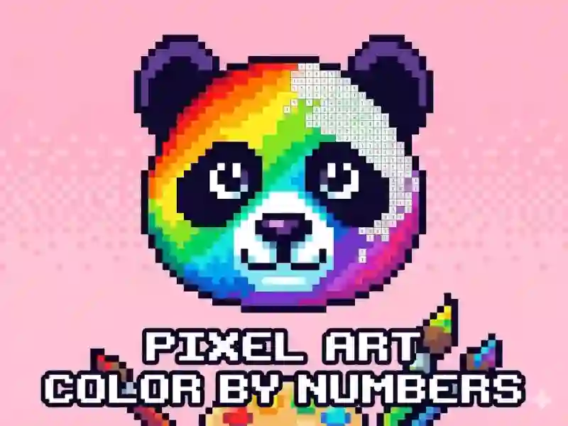 Spil Pixel Art - Color by Numbers online