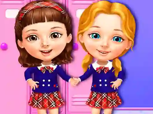 Spil Sweet Baby Girl Cleanup Messy School online
