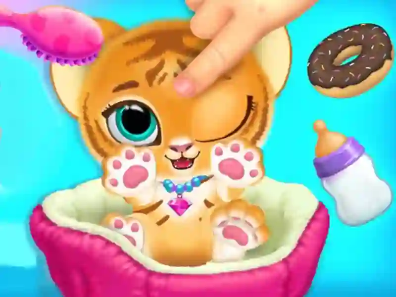 Spil Baby Tiger Care online